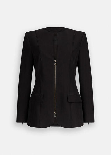 blazer con zip CF5021T2200 22222 LIU JO BLACK 