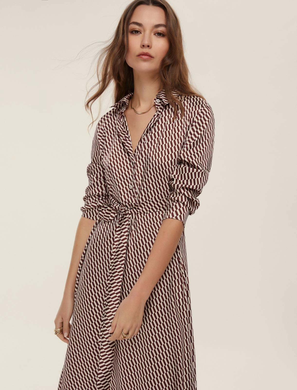 abito in twill stampato COMMA 003 EMME MARELLA 