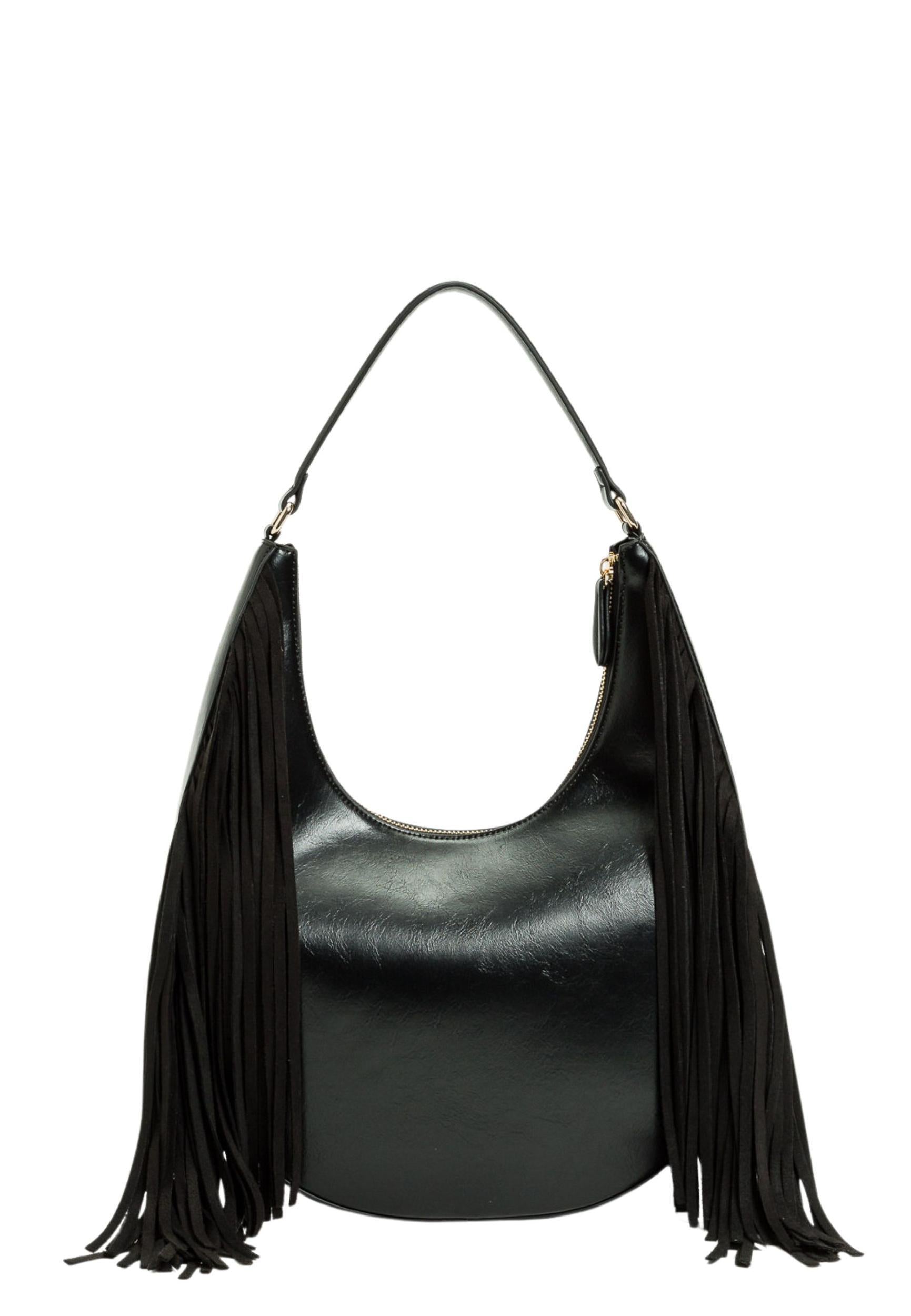 borsa hobo con frange 252TB7121 00006 TWINSET 