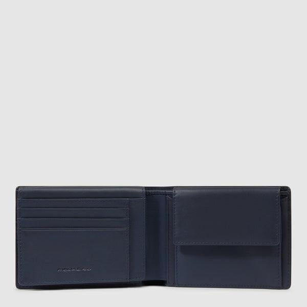 portafogli con porta documenti PU1392S142R BLU PIQUADRO 