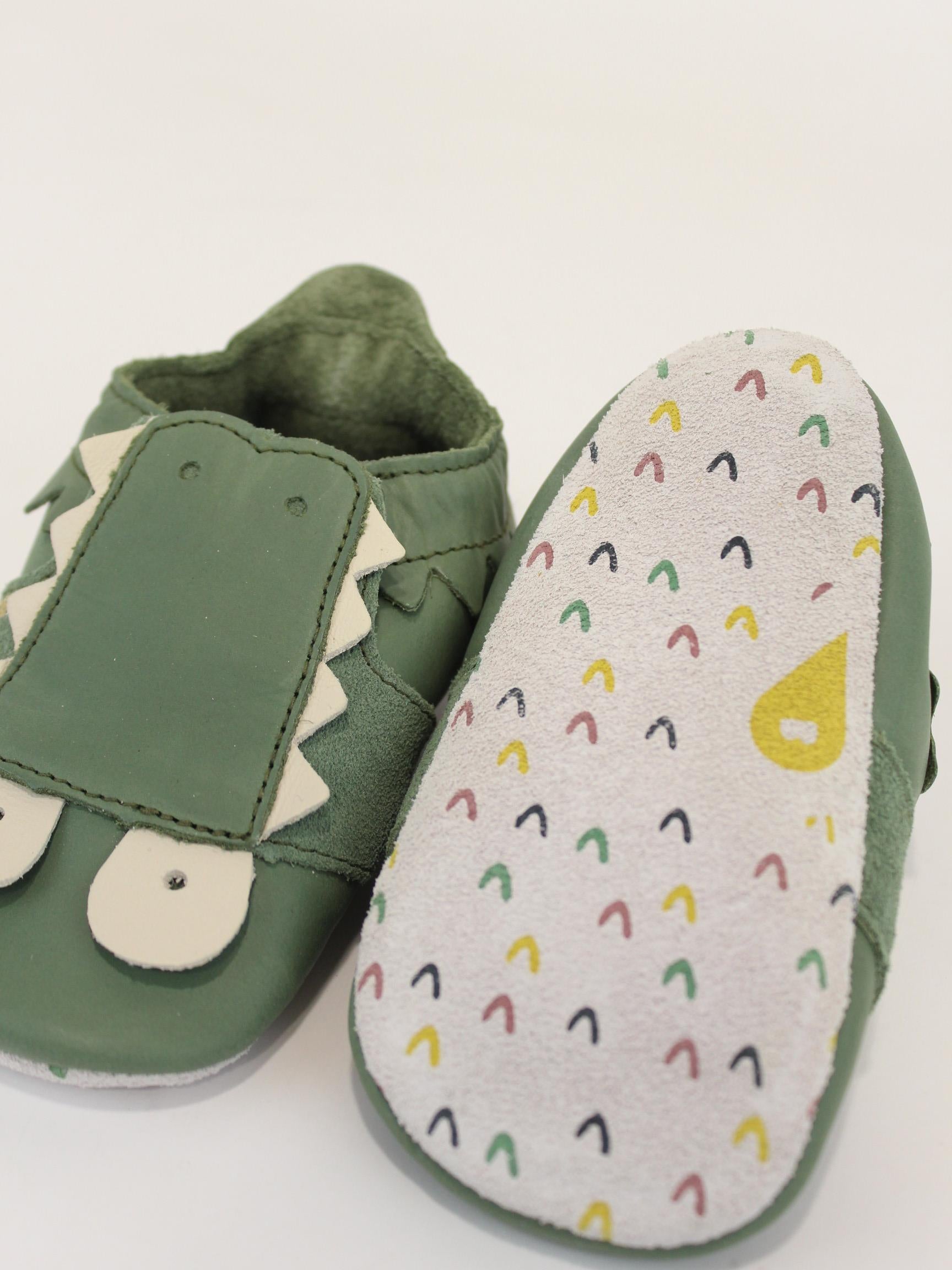 scarpa coccodrillo 1029-154-18 OLIVE BOBUX 