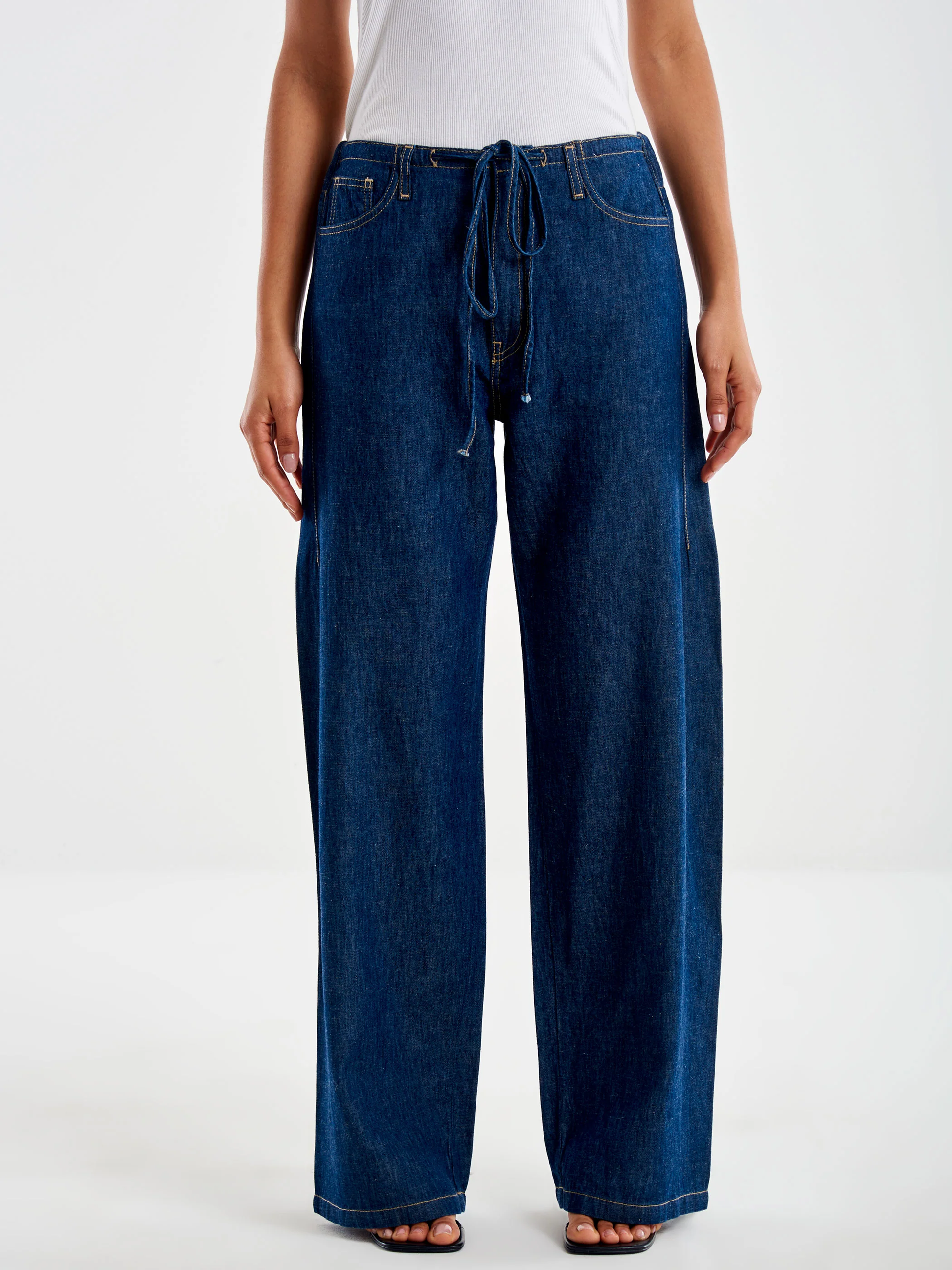 jeans hope in misto lino DD5069 DENIM VICOLO 
