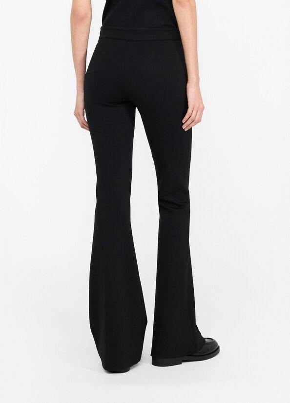 pantalone flare con cintura MF5143J9189 22222 LIU JO WHITE 