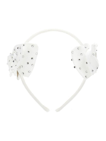cerchietto con doppio fiocco 39C013 3079 0099 MONNALISA 