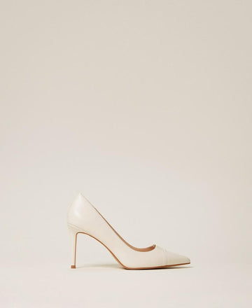 dècollettè alte in pelle 261TCP030 00381 TWINSET 