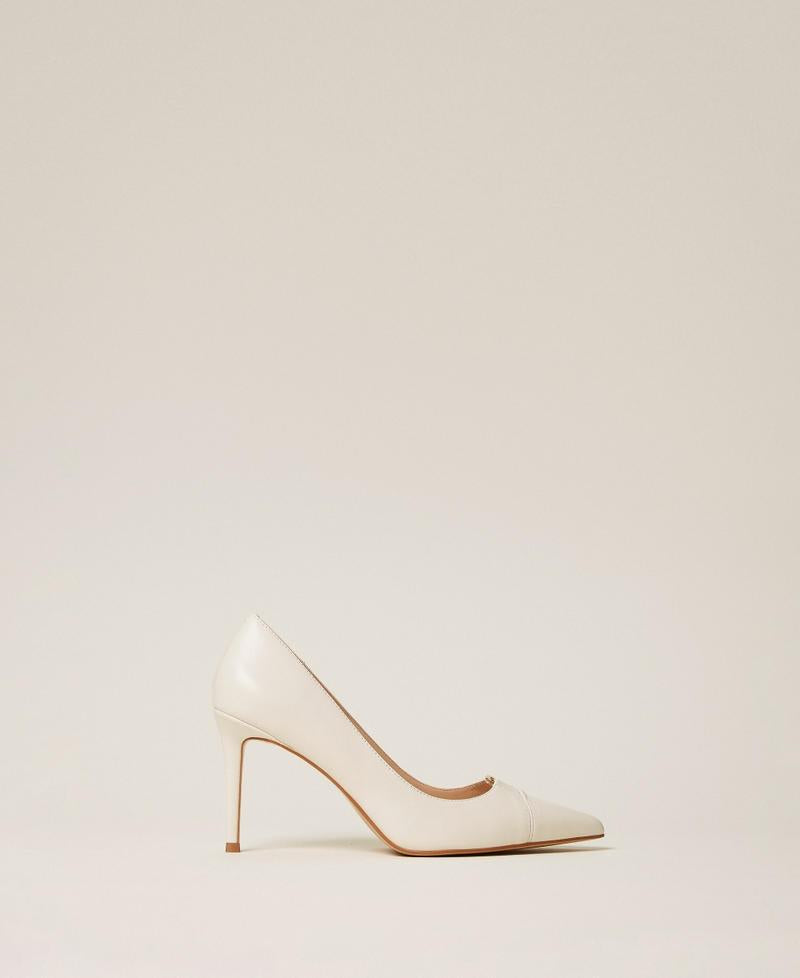 dècollettè alte in pelle 261TCP030 00381 TWINSET 