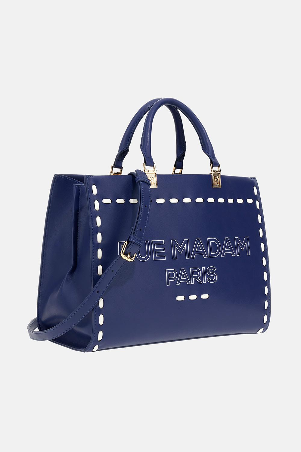 Borsa Iconique spring tote 1531ICONIQUE NAVY RUE MADAM PARIS 