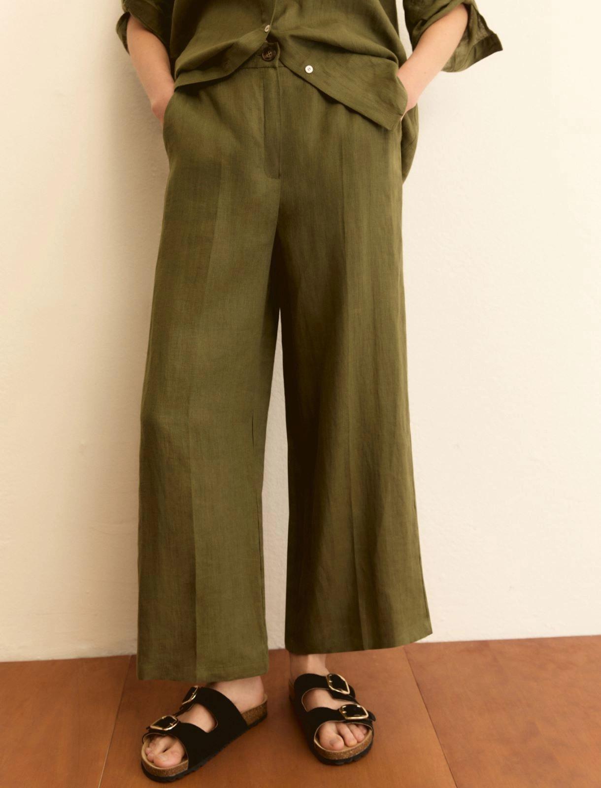 pantalone in lino EMMCLAVA 008 EMME MARELLA 