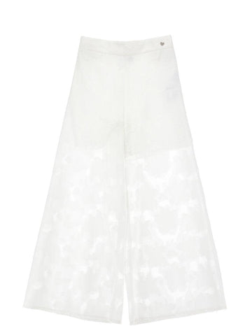 Pantalone con bottone gioiello 71G4027990 0001 MONNALISA 
