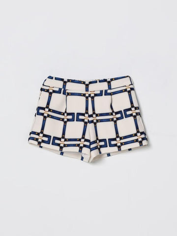 shorts in crepe stampato multicolor EGBE028 GAE01 0072 ELISABETTA FRANCHI 