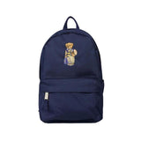 RALPH LAUREN POLO zaino in tela con logo Blu