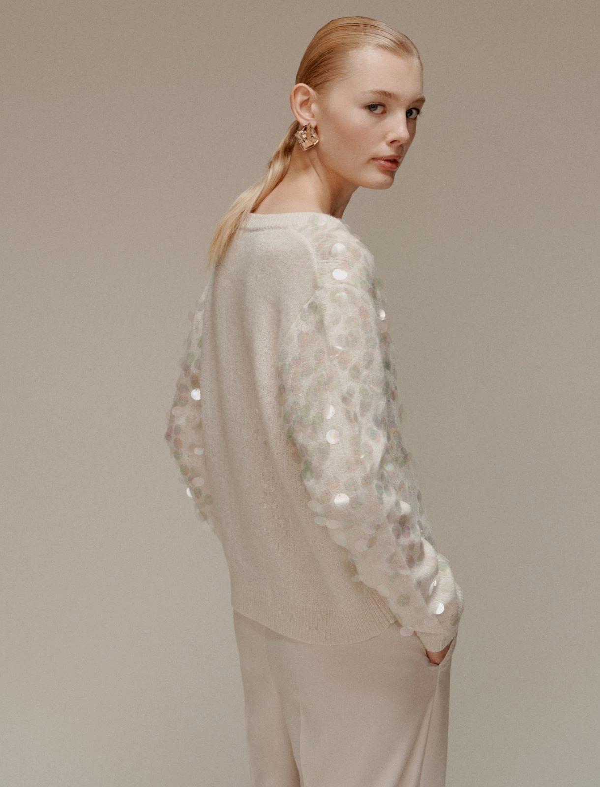 maglia con maxi pailettes LEONE 001 MARella 