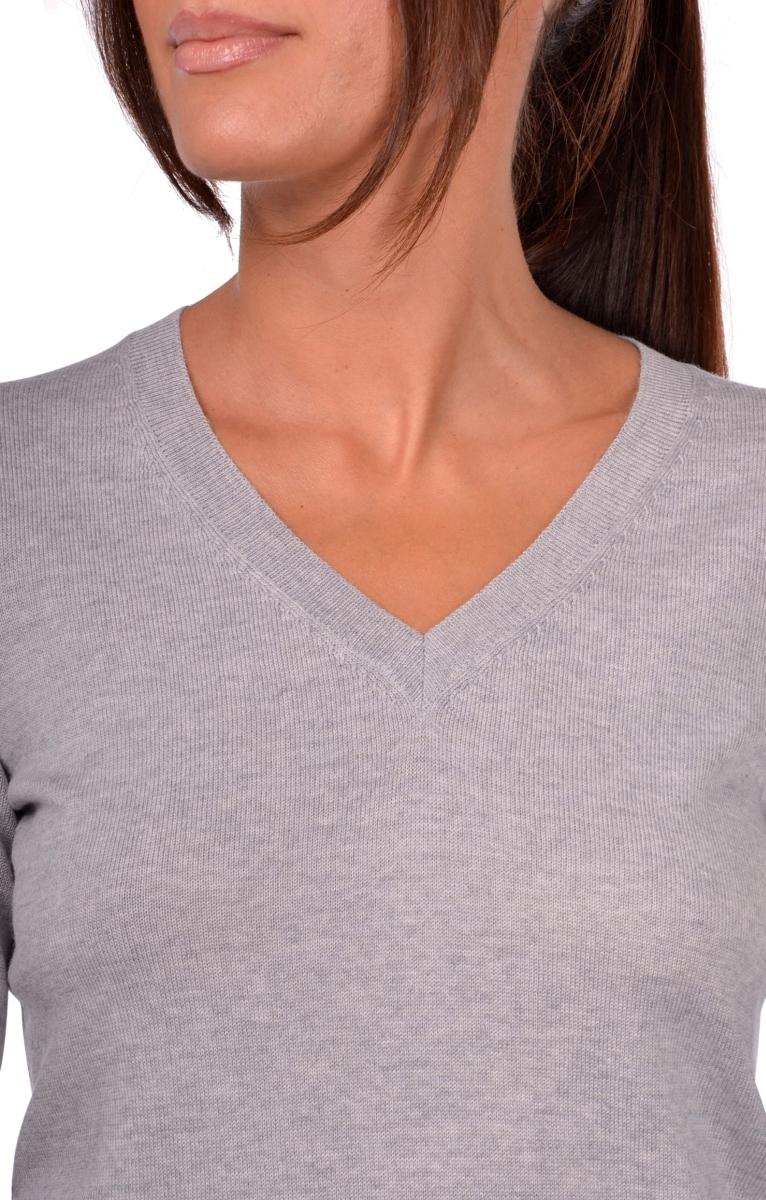maglia in lana scollo a V 43232 14730 042 GRAN SASSO 