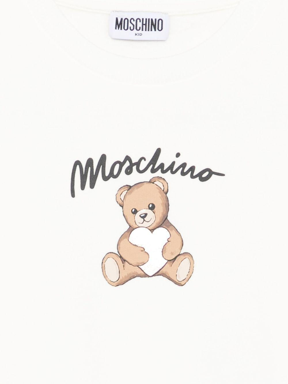 felpa teddy HDF06ELDA14 10063 MOSCHINO KIDS 