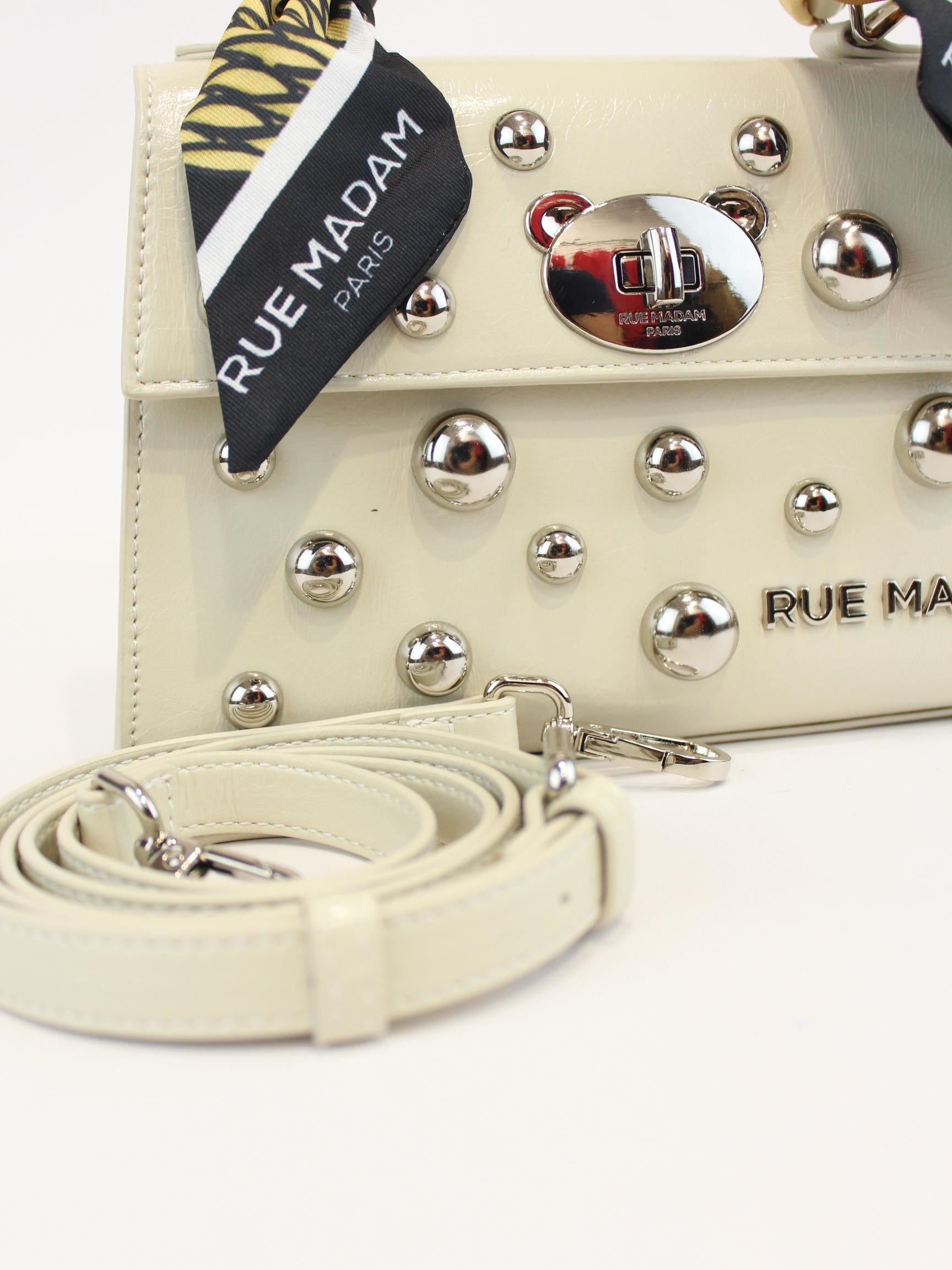 borsa mini teddy studs 1519 OFF WHITE RUE MADAM PARIS 