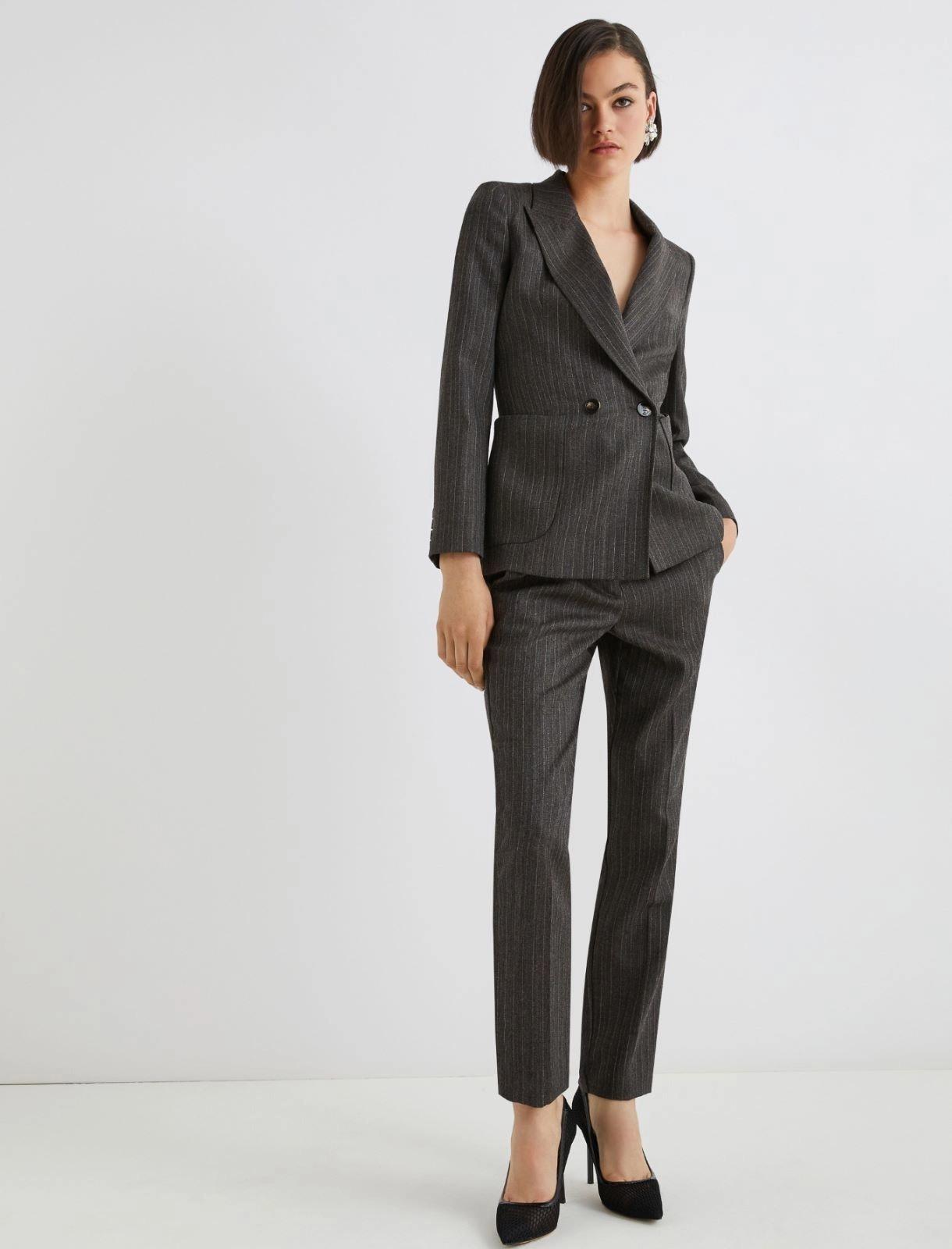 pantalone aderente in lana leggera MARGIE 005 MARella 