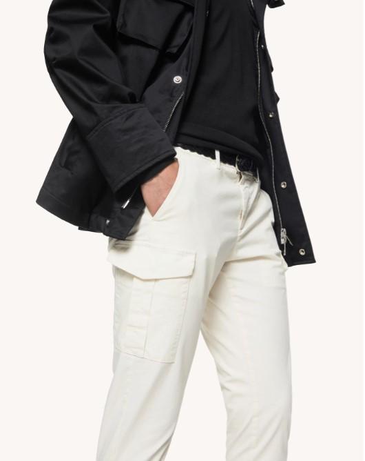 Pantalone slim con tasconi UP614GSE046PTD 003 DONDUP 