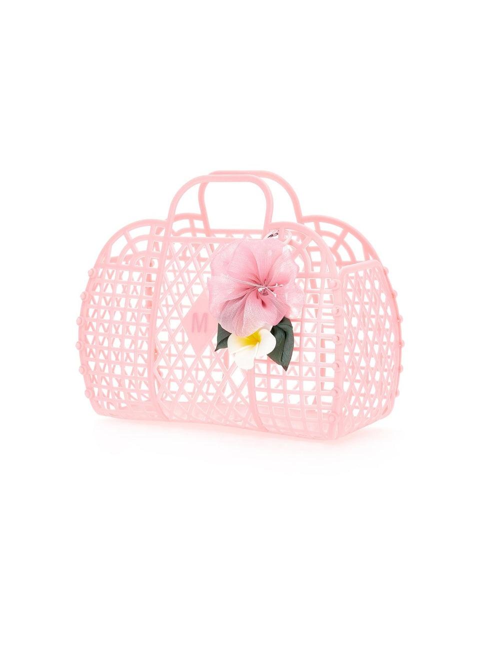 borsa con fiore ibisco 19H032 8067 0093 MONNALISA 