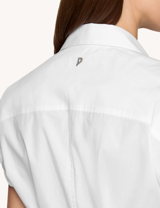 abito longuette con spacco DA430PF0010DXXX 000 DONDUP 