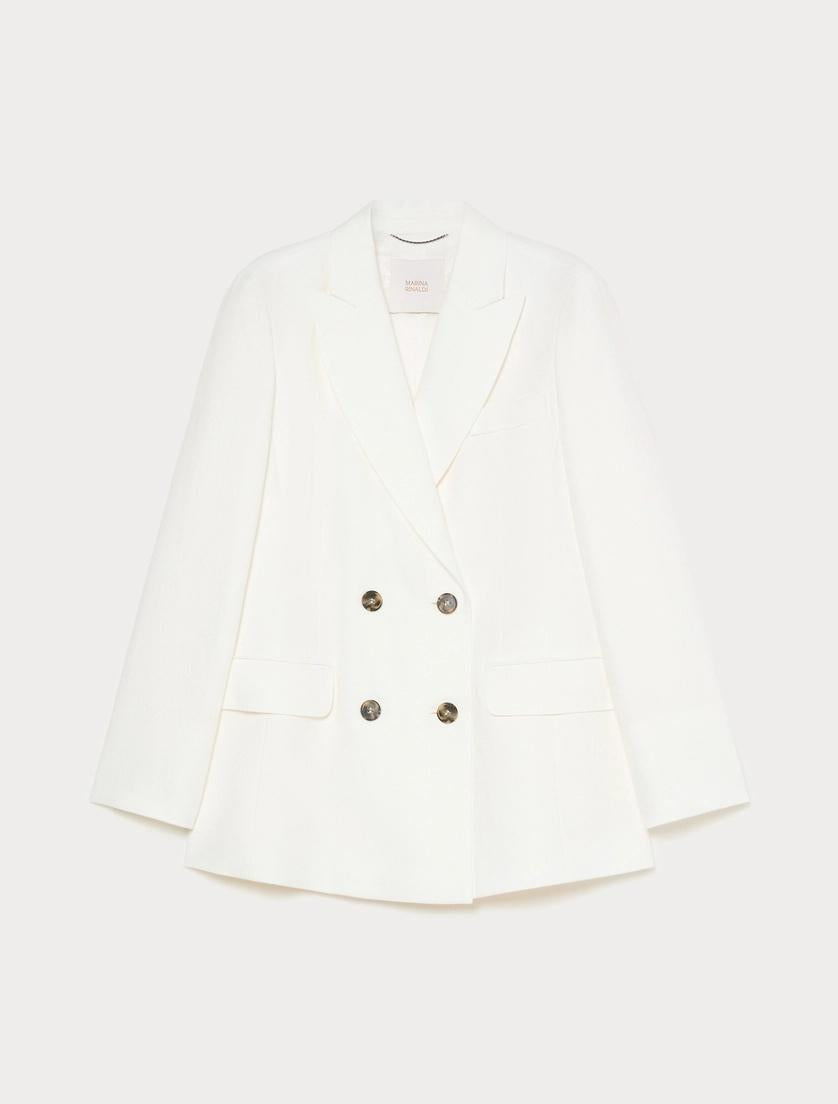giacca blazer in lino MRNNEBIA 001 MARINA RINALDI 