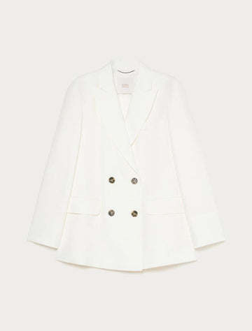 giacca blazer in lino MRNNEBIA 001 MARINA RINALDI 