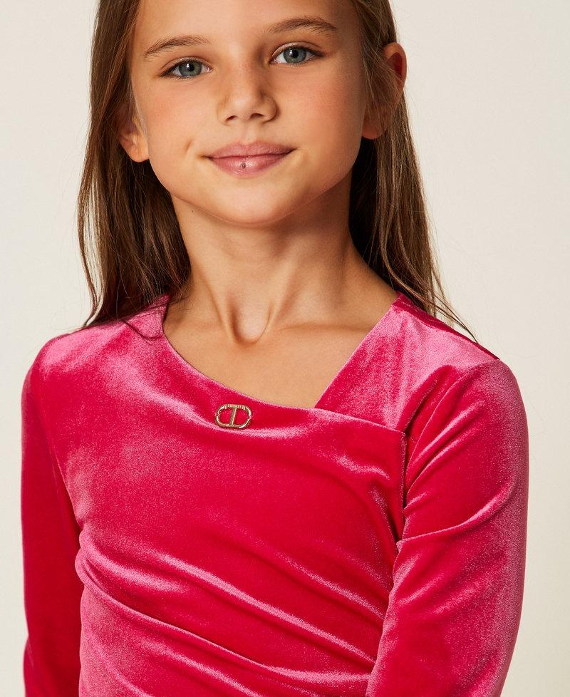 abito corto in ciniglia 252GJ2035 00338 TWINSET GIRL 