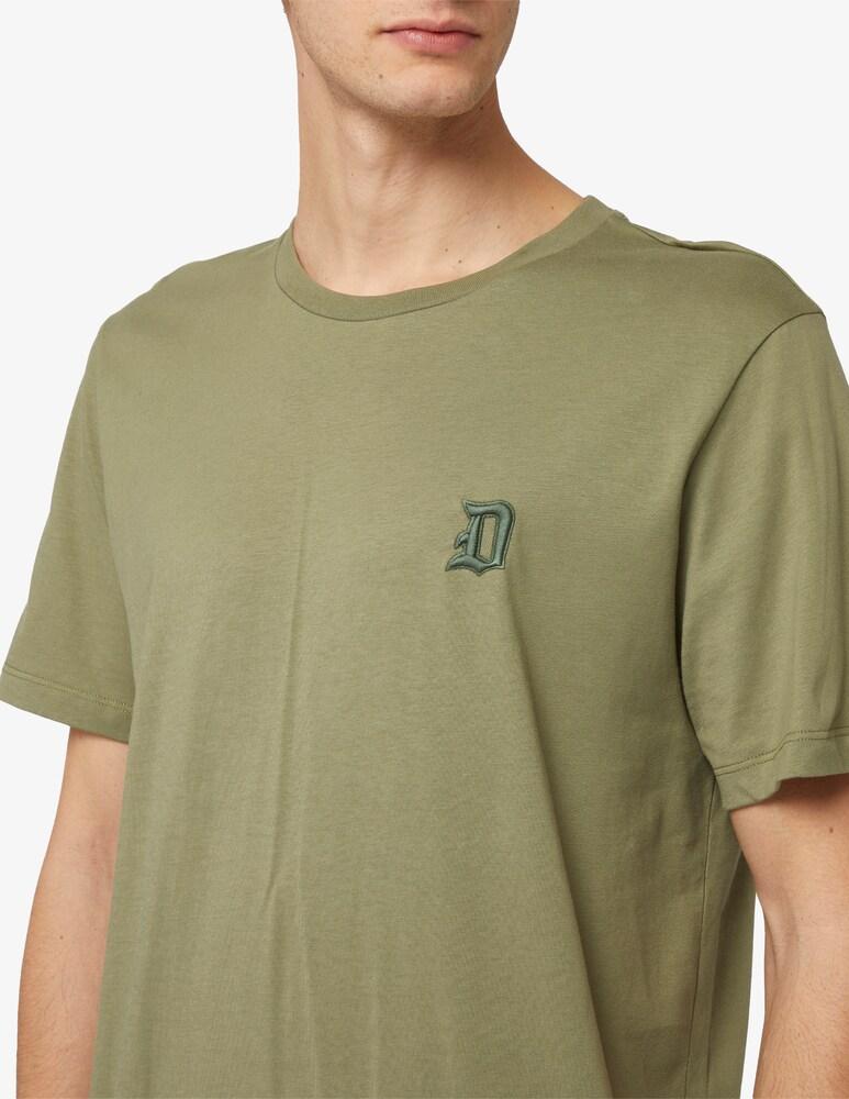 t-shirt con logo in tono US198JF0309UHN8 632 DONDUP 