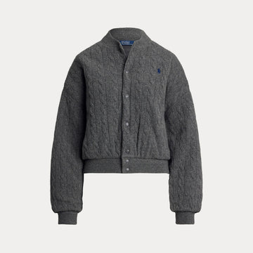 giacca bomber in lana e cashmere 211-966122 001 RALPH LAUREN POLO 