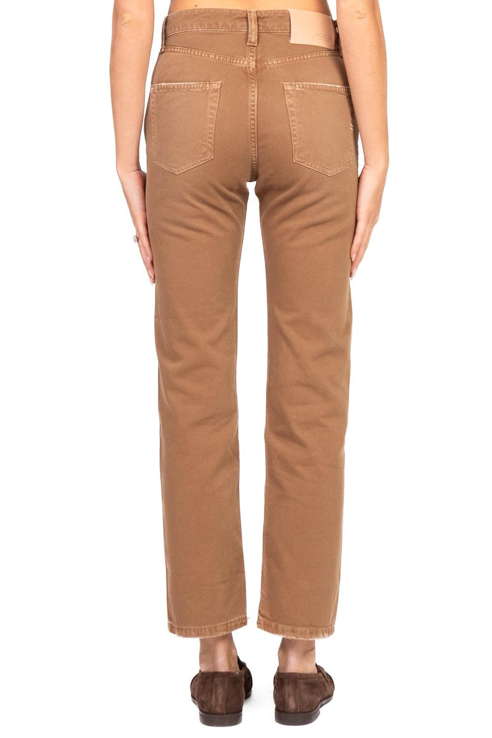 pantalone zoe con gioielli DF5056 CAMMELLO VICOLO 