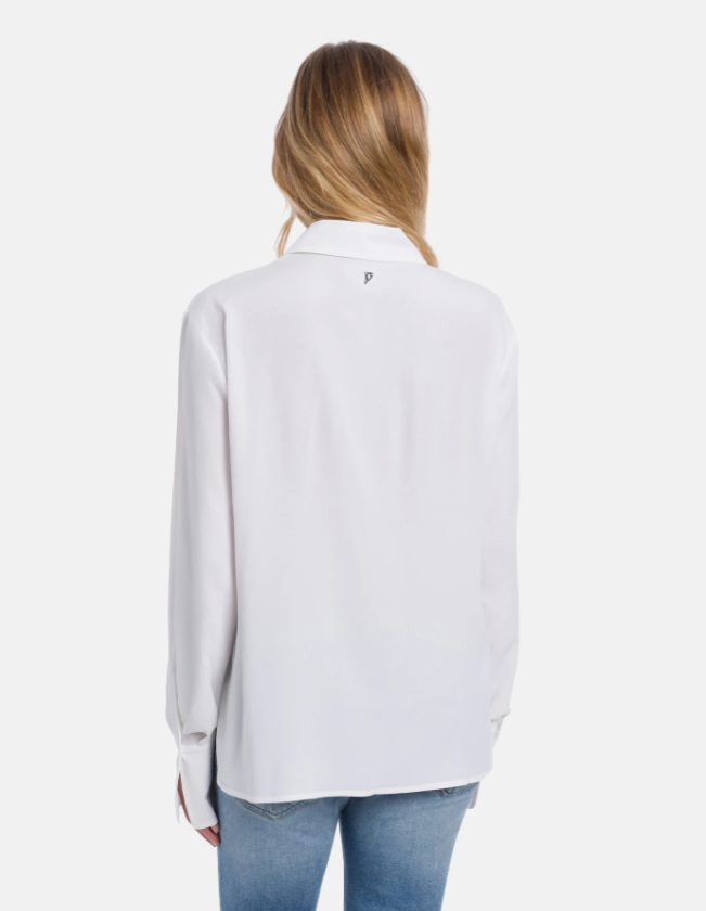 camicia regular in seta DC491SF0170DXXX 000 DONDUP 