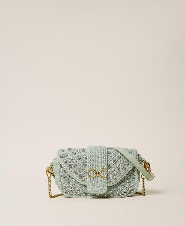 borsa in crochet con strass 261TB7490 13162 TWINSET 
