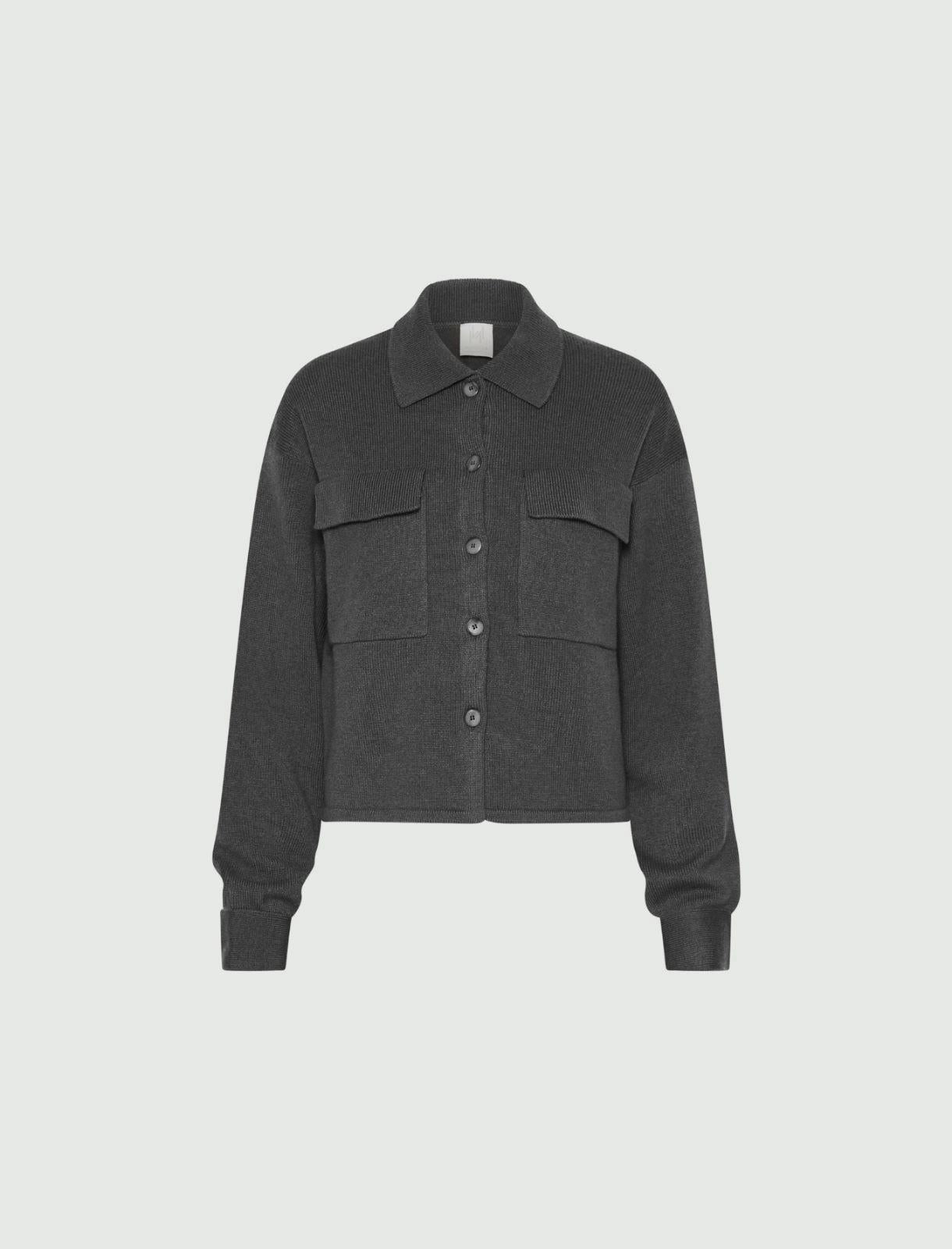 over shirt in puro cashmere BRENTA 002 MARella MONOCHROME 
