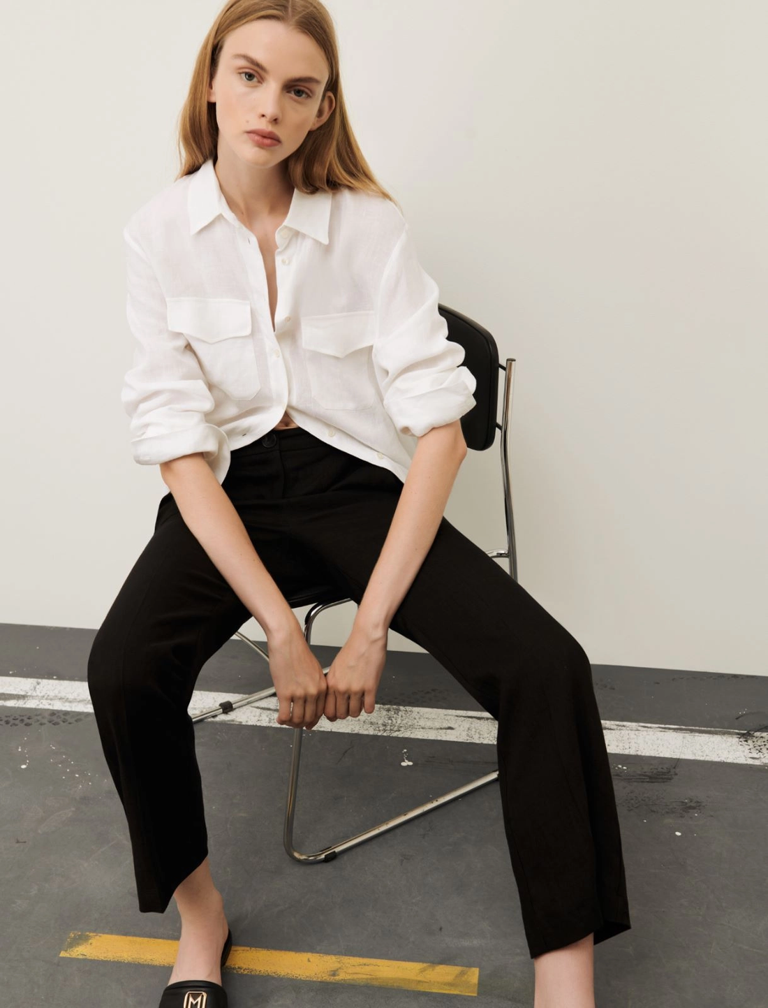 Pantalone in lino muschio MUSCHIO 003 MARella 