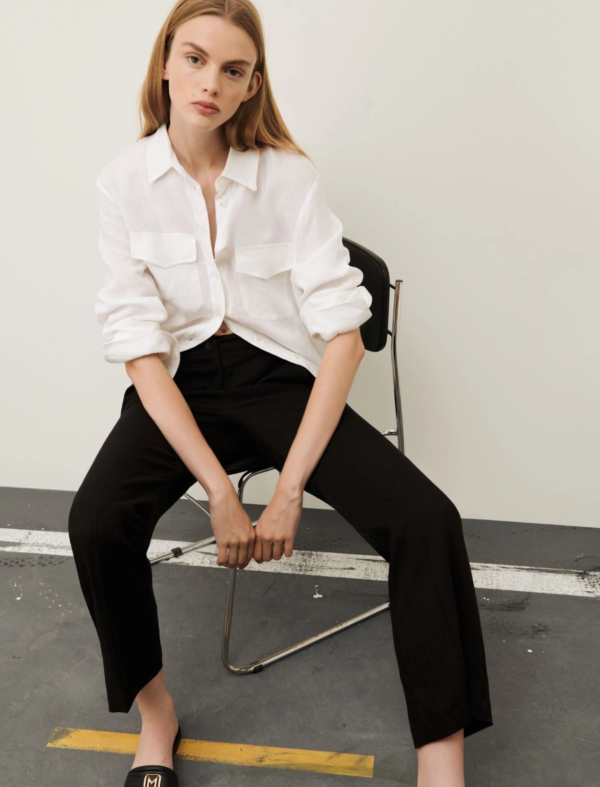 Pantalone in lino muschio MUSCHIO 003 MARella 