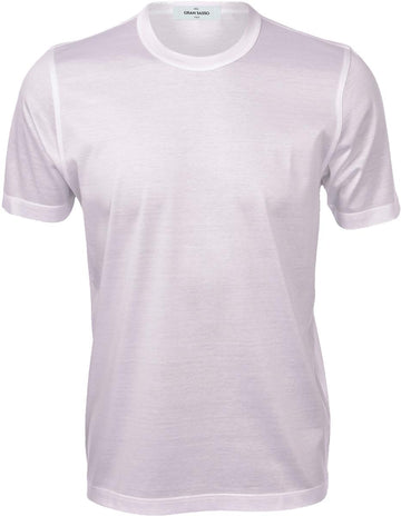 t-shirt basic in filo di scozia 60133 74002 001 GRAN SASSO 