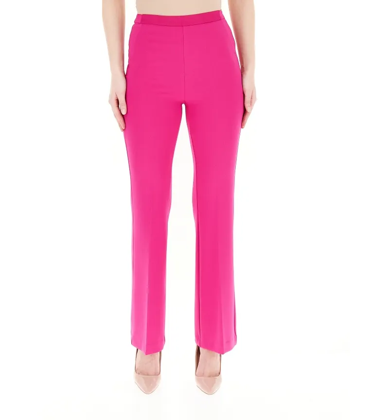 pantalone flare TD0229 FUXIA VICOLO 