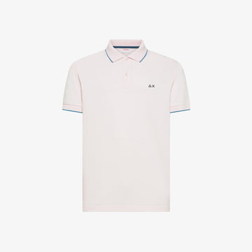 polo small stripe A36111 ROSA SUN68 