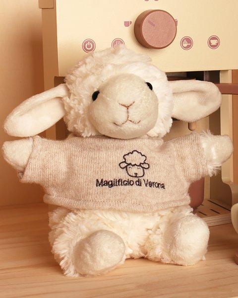 iconico peluche woolly WOOLLY BEIGE MAGLIFICIO DI VERONA 