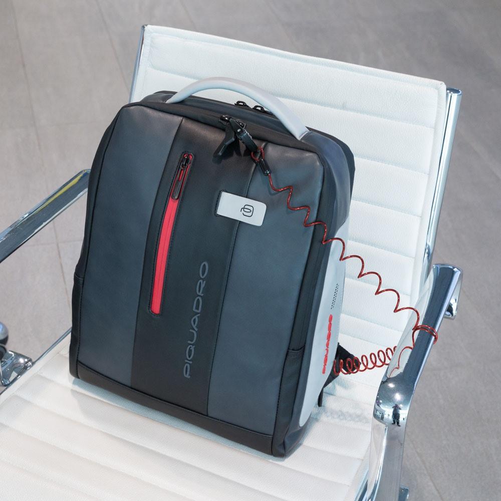 zaino con cavo antifurto CA4818UB00 GRN PIQUADRO 