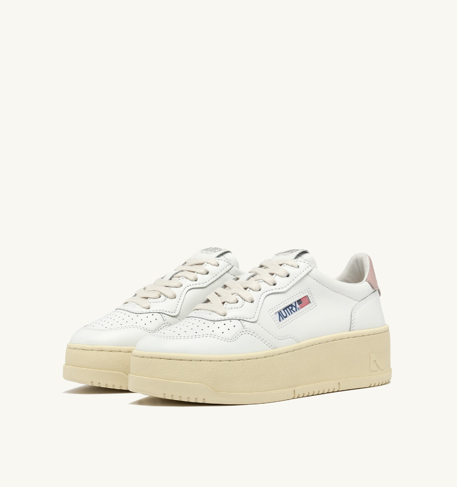 sneakers medalist platform PTLWLL80 WHITE/POWDER AUTRY 
