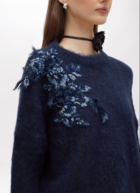 maglione con applicazioni RF5082MS037 93812 Blugirl 