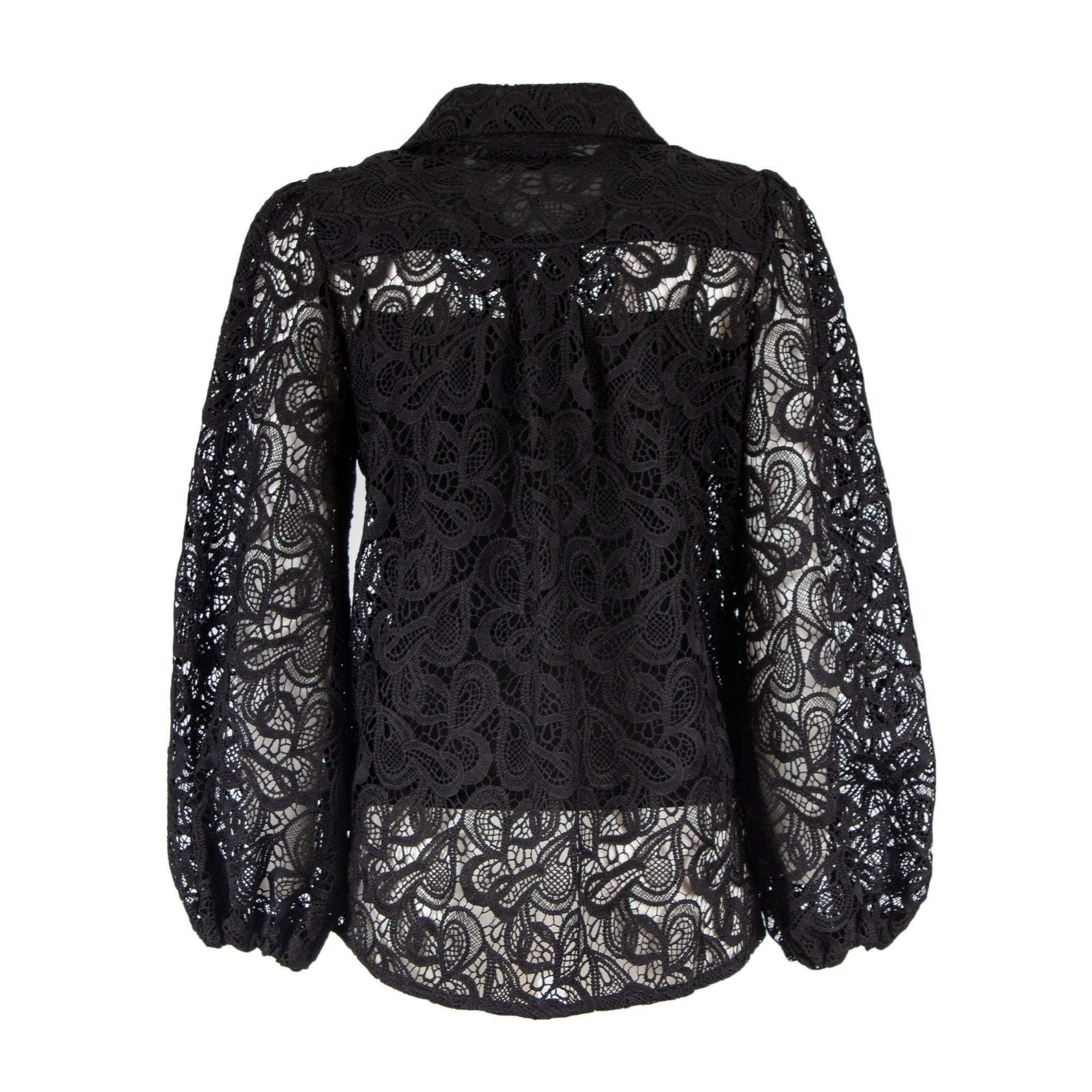 camicia in pizzo DUNBAR 252S6 NERO TPN 