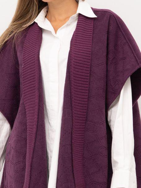 poncho logato 252TO5420 12635 TWINSET 