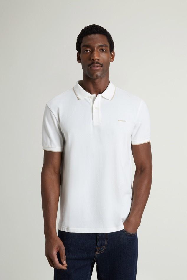 polo con logo CFWOPO2000MRUT5348 8270 WOOLRICH 