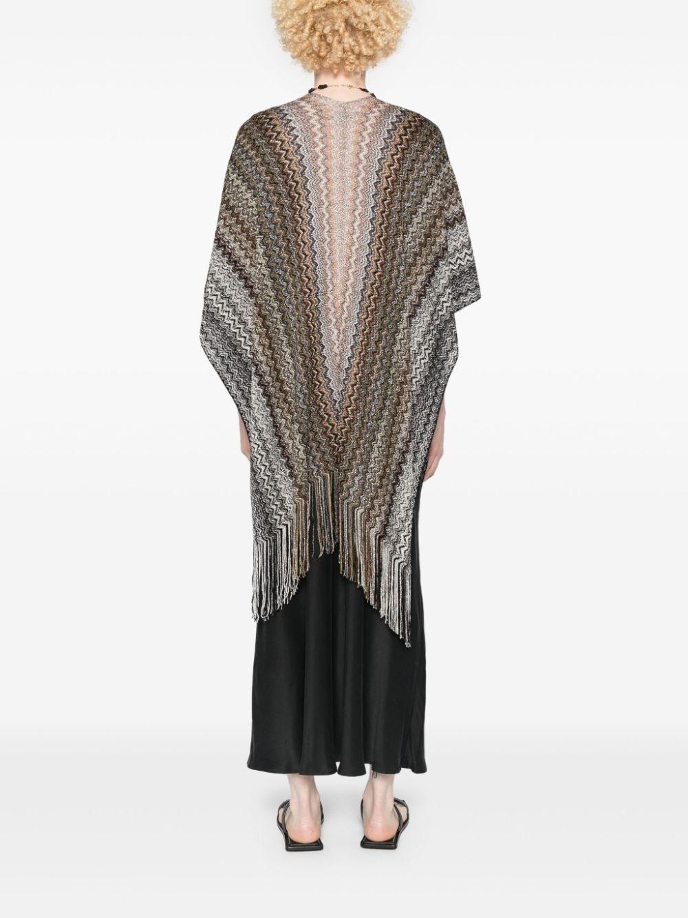 poncho in maglia zig zag 5PB6VMD9718 0003 MISSONI 