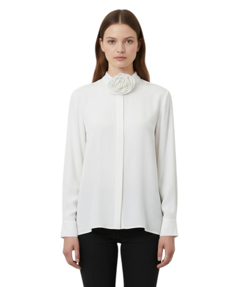 camicia con fiore collo MLLCALCA 001 MARella 