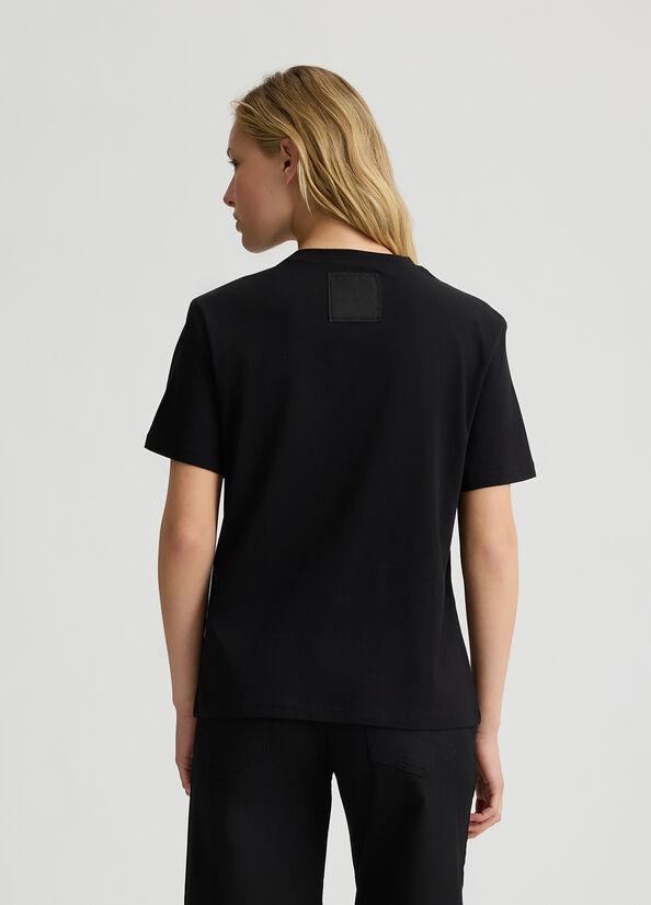 t-shirt basic con patch CA5392J6308 22222 liU JO 