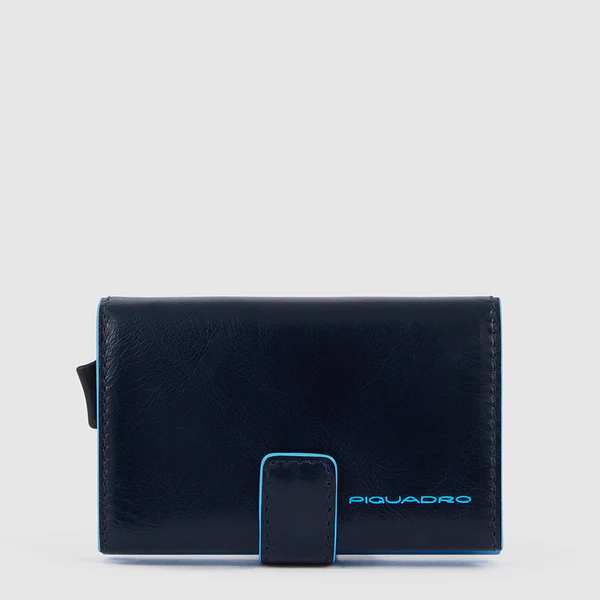 porta carte in metallo PP5649B2BLR BLU2 PIQUADRO 