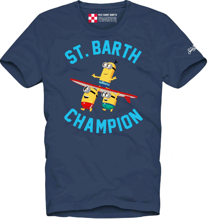 t-shirt boy con stampa TSHIRT BOY 07918D MC2 SAINT BARTH 