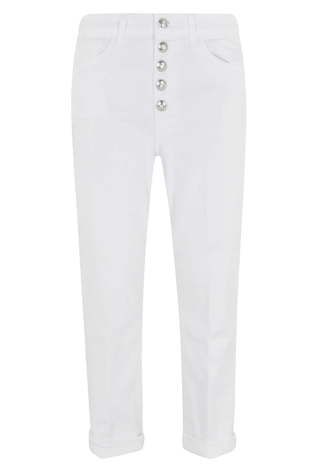 Pantalone koons con bottone gioiello DP268BBS0030DPTD 000 DONDUP 